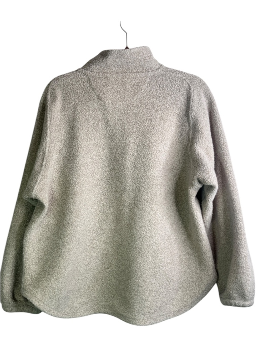 Outdoor Voices MegaFleece Snap Wool Blend Shacket Jacket Tan Cream Medium M - Picture 12 of 12